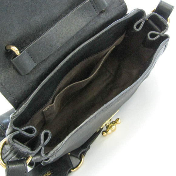 Chloé Elsie 01 13 50 65 Women's Leather Handbag,Shoulder Bag Black - Picture 3 of 13